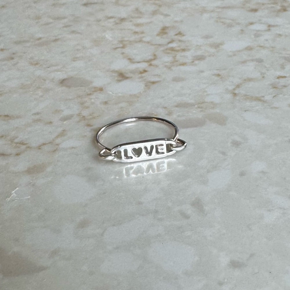 NWOT Sundance A Simple Love Ring, Sterling Silver